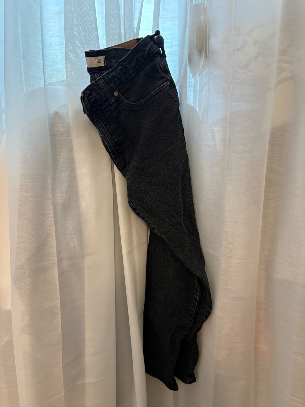 Madewell Mid Rise Perfect Vintage Black Women's Jeans